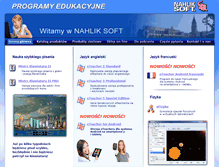 Tablet Screenshot of nahliksoft.com.pl