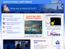 Tablet Screenshot of nahliksoft.com